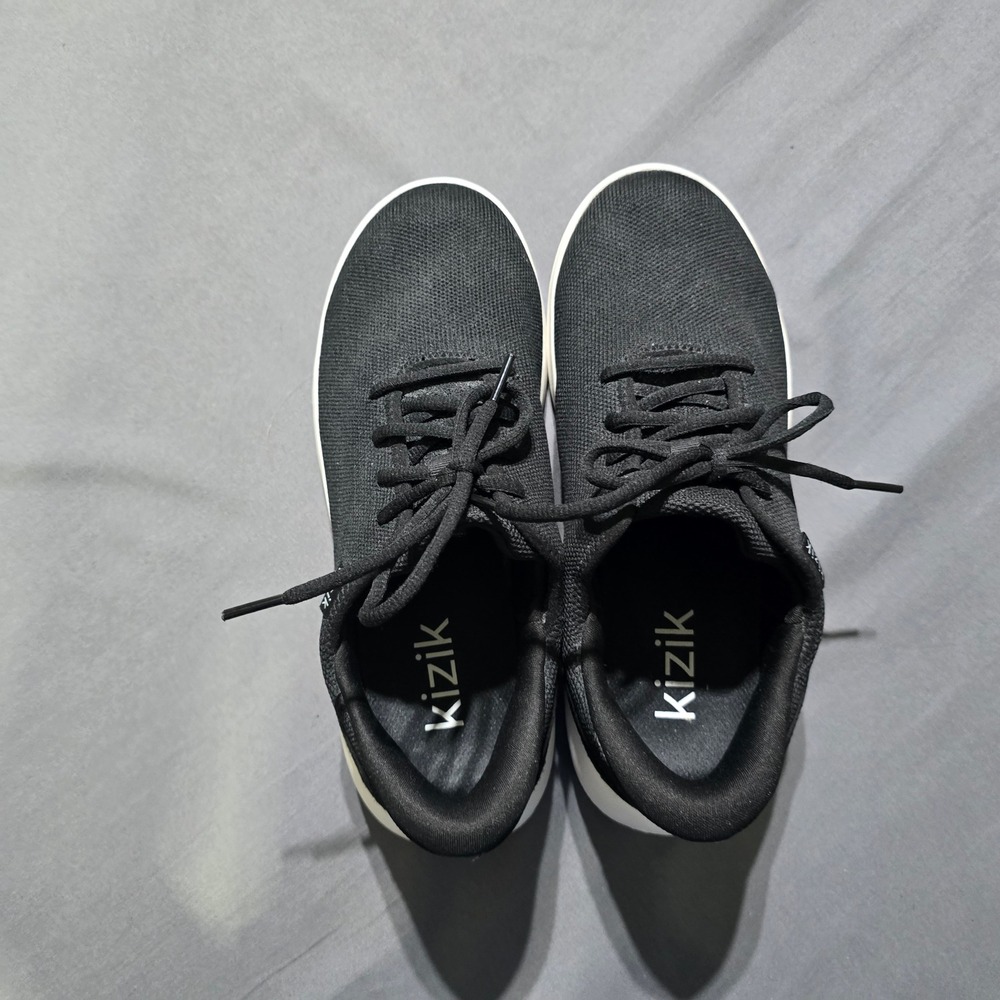 Kizik Lima Hands-Free Knit Shoes In Black Men's Size 8 Wide / Women's 9.5 Wide